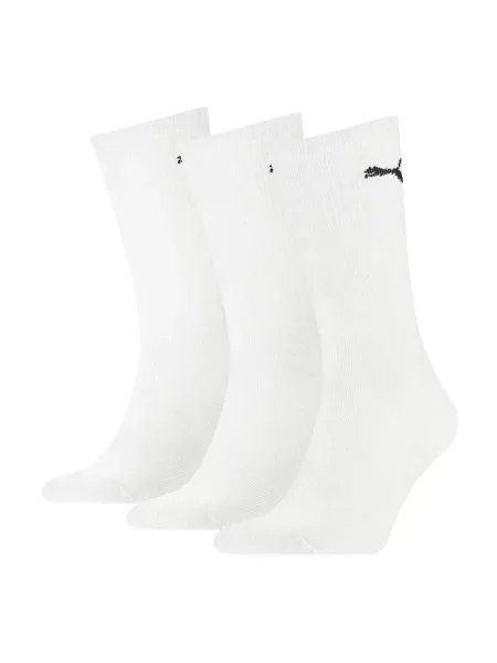 Skarpety PUMA Unisex Sport Crew Lightweight trójpak Odzież biały
