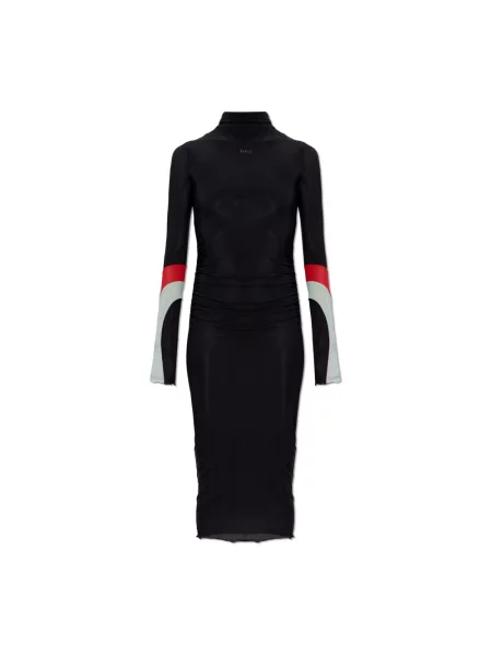 Dzianinowa sukienka midi Off-white biała