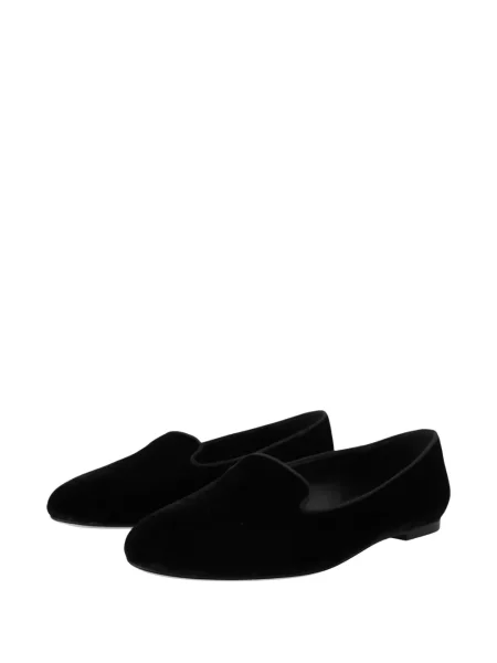 Pantofi loafer Dolce & Gabbana de catifea negru