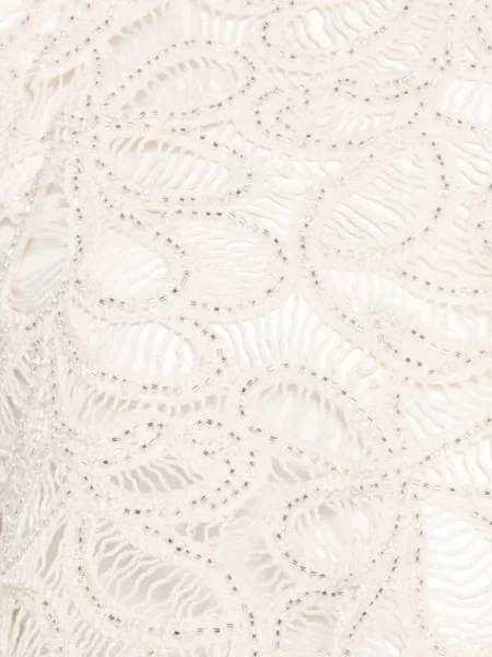 Dzianinowa bluzka Patrizia Pepe z koralikami