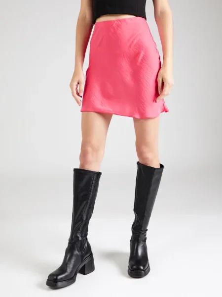 Nasty Gal Fustă Bias portocaliu somon