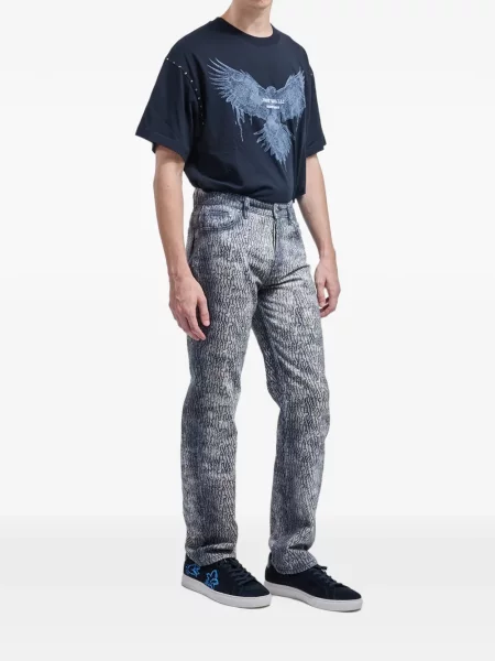 Blugi Just Cavalli cu imagine albastru