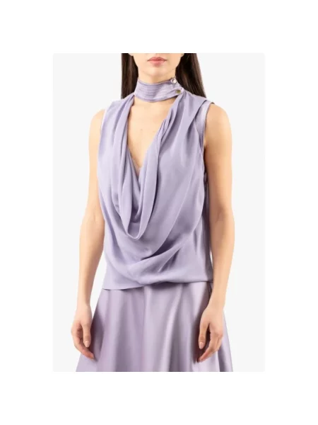 Top Elisabetta Franchi fioletowy