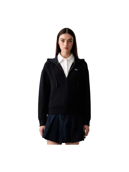 Bluza rozpinana Lacoste niebieska