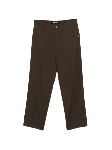 Kalhoty Just Cavalli hnědé