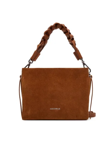 Coccinelle crossbody torbica semišasta rjava