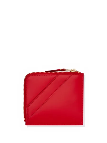 Portofel Comme Des Garçons Wallet cu funde roșu