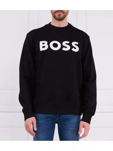 BOSS ORANGE Hanorac WeBasicCrew negru
