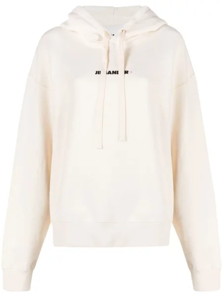 Hanorac cu glugă Jil Sander cu imagine
