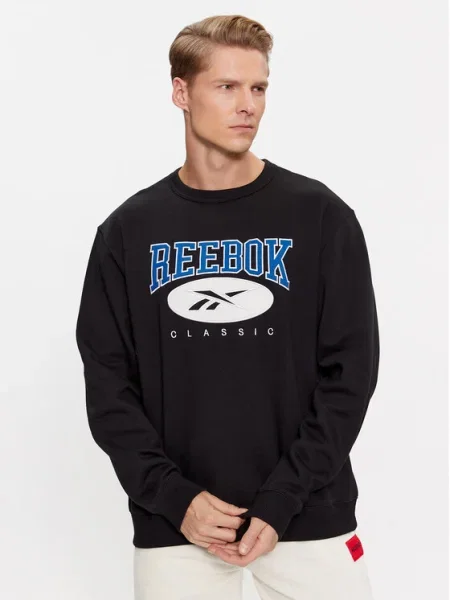 Класически суитчър Reebok с апликация черно