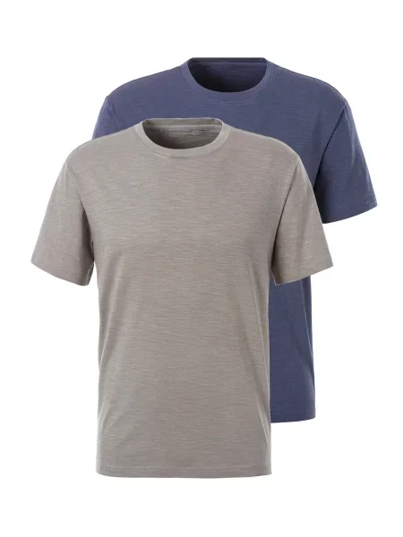 JOHN DEVIN Majica safir / dimno-siva siva