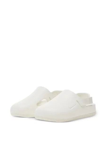Papuci tip mules Nike slingback alb