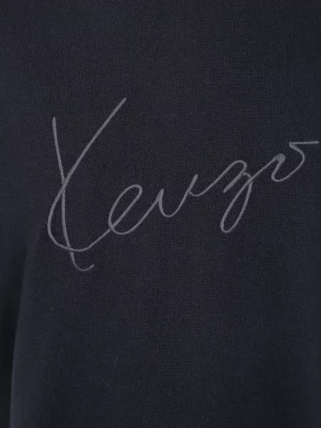 Tricou Kenzo cu broderie albastru