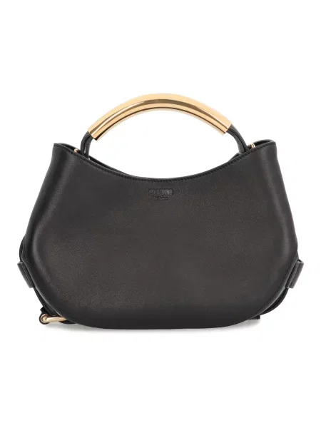 Torebka Moschino skórzana czarna