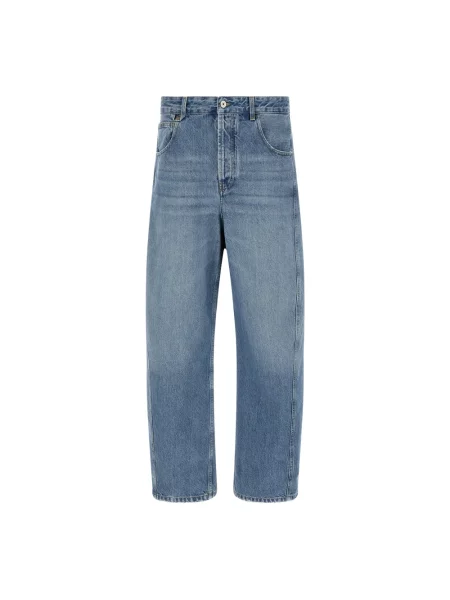 Spodnie Jacquemus niebieskie