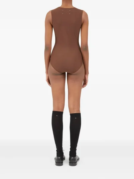 Body Maison Margiela fără mâneci maro