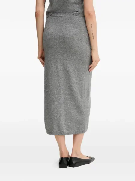 Миди пола Oui до коляното сиво