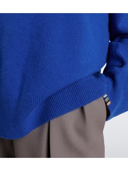 Pulover Extreme Cashmere din cașmir albastru