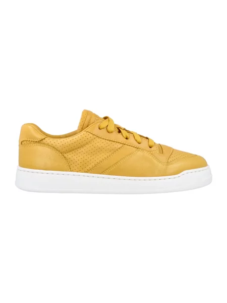 Sneakersy Doucal's szyfonowe żółte