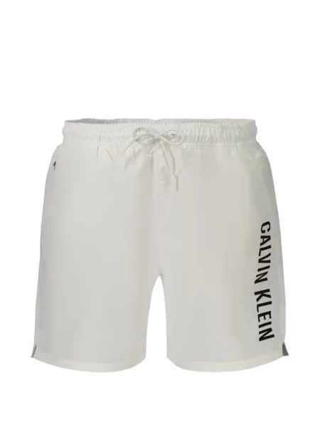 Slip de baie Calvin Klein cu imagine cu cordon alb
