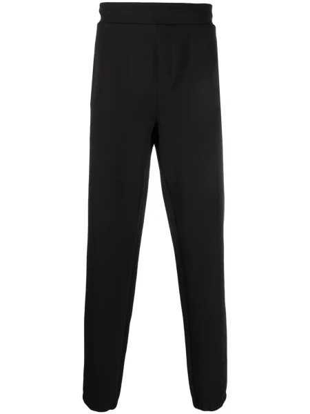 Pantaloni Calvin Klein alergare cu autograf negru