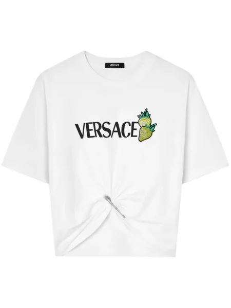 Tricou Versace cu imagine alb