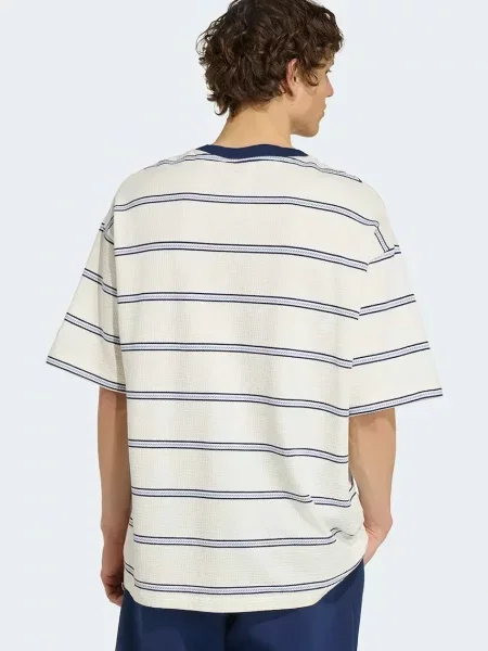 Adidas Originals tričko pánske s elastanom Resort béžová