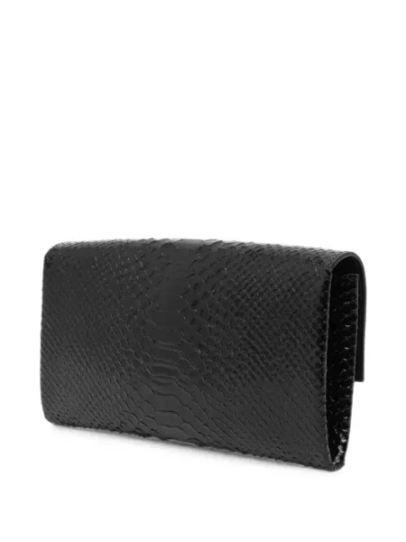 Geantă plic Tom Ford din piele negru