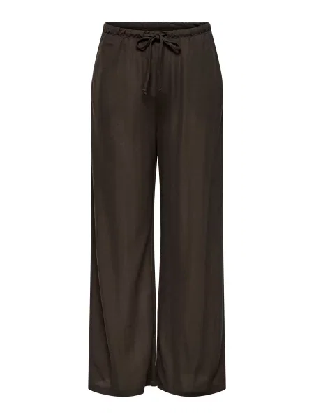JDY Pantaloni JDYLESLIE ciocolatiu