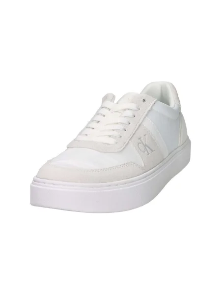 Sneakerși Calvin Klein din piele bej