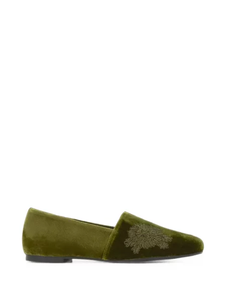 Φλοράλ loafers Castañer πράσινο