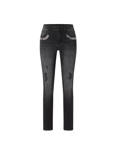 Skinny jeansy skinny Angels szare