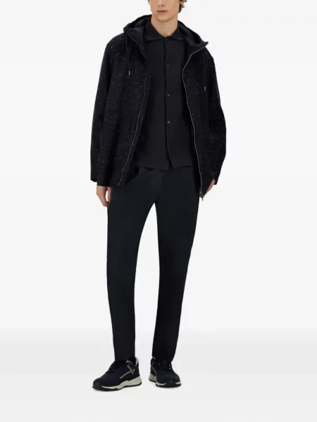 Pantaloni Herno conici cu cordon albastru