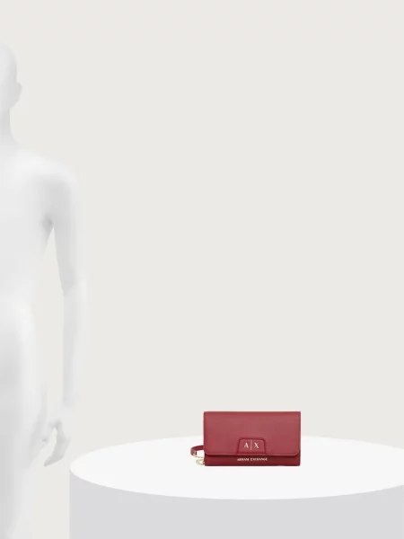 Кожаный клатч Armani Exchange