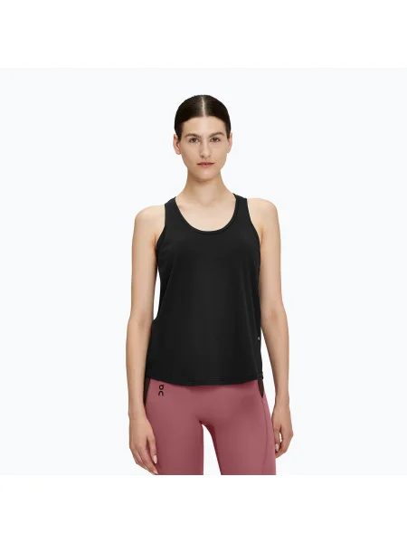 Dámske bežecké tričko On Running Focus Top black čierna