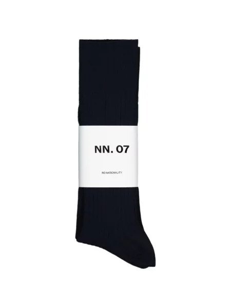 Плетени чорапи Nn07 синьо