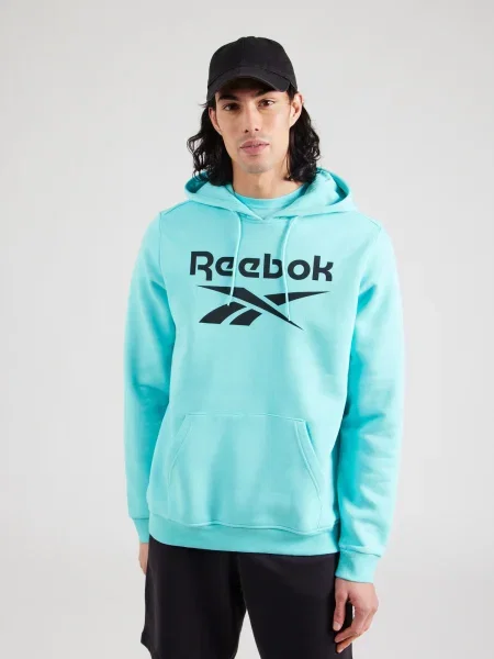 Pánska mikina Reebok Identity Big Logo Fleece Hoodie ai aqua čierna