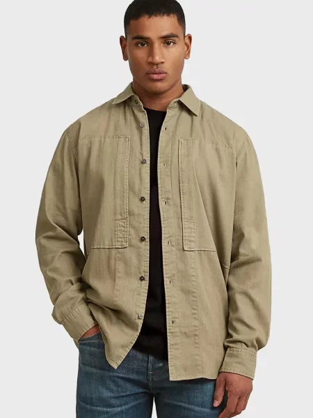 Сорочка G-star Raw бежева