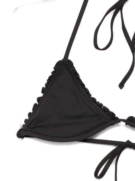 Bikini Frankies Bikinis cu volane negru