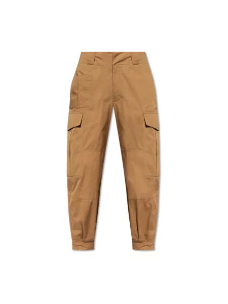 Spodnie cargo Alexander Mcqueen brązowe