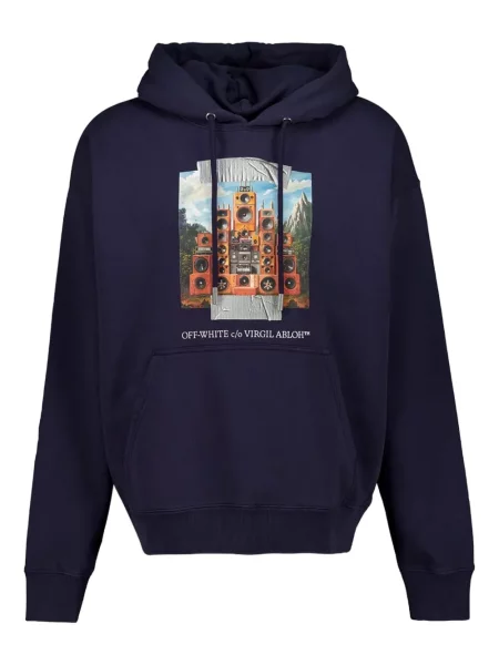 Hanorac cu glugă Off-white alb