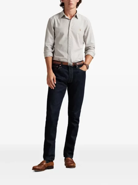 Μικρός κασκέτο Polo Ralph Lauren με χαμηλή μέση υφαίνω διαγωνίως πράσινο