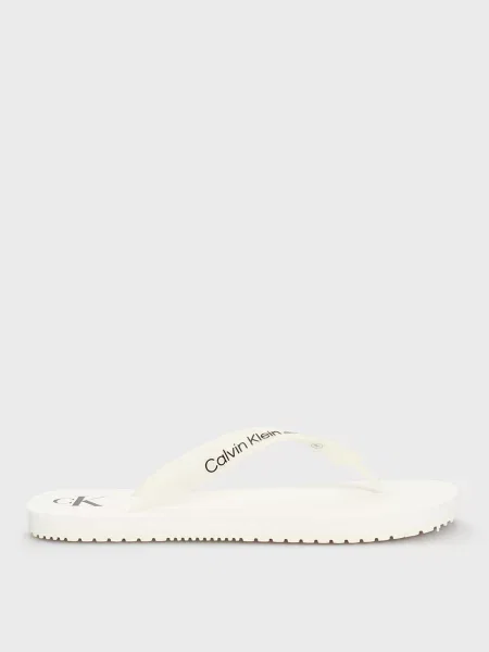 Прозорі в'єтнамки Calvin Klein Jeans білі