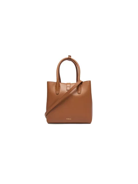 Shopper kabelka Furla hnedá