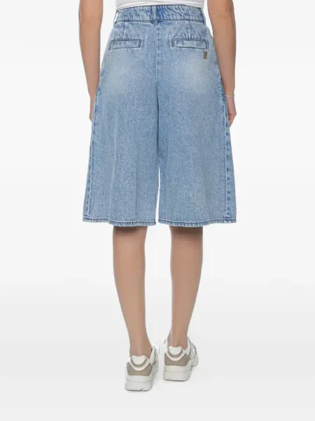 Pantaloni scurți din denim Armani Exchange albastru