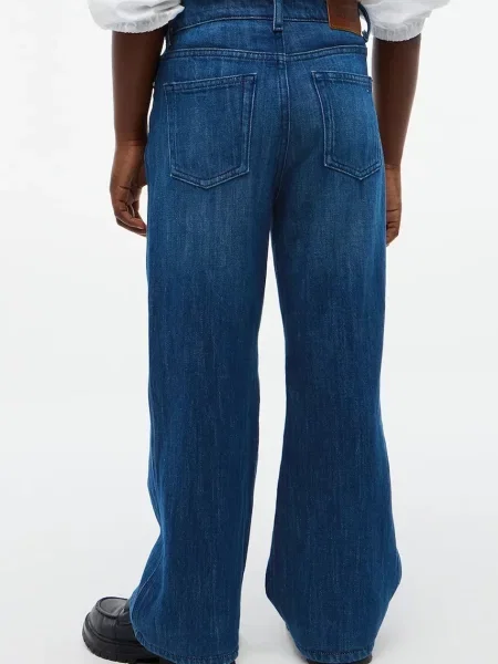 Tommy Hilfiger дънки wide leg за деца MABEL синьо