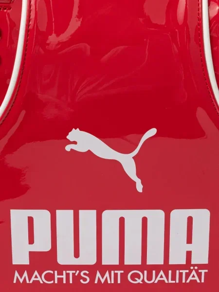 Geantă de mână Puma cu autograf roșu