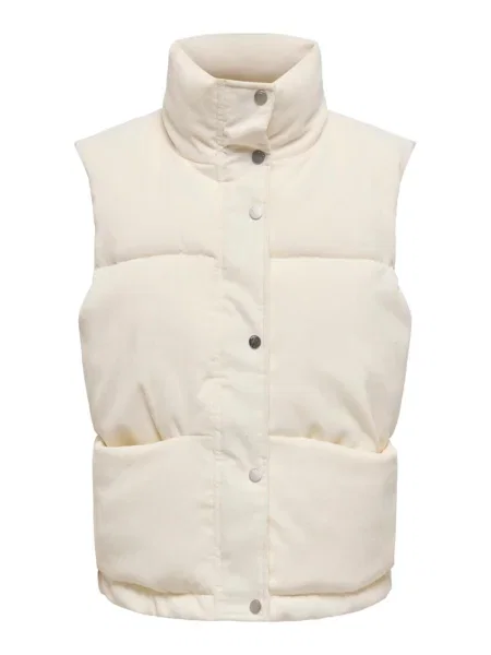 ONLY Vestă lână alb