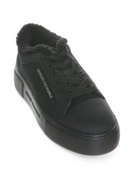 Top Armani Exchange cu imagine negru
