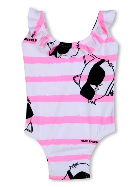 Karl Lagerfeld Kids Maudymosi kostiumėlis M rožinė